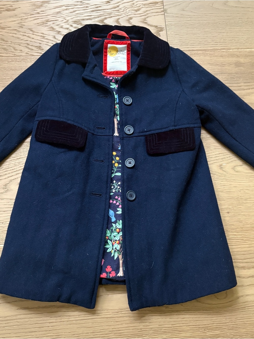 Mini boden coat 4-5
